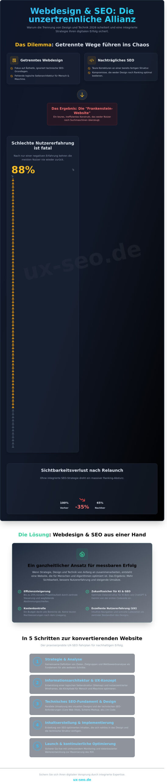 Webdesign und SEO aus einer Hand: Warum die Trennung 2026 Ihren Erfolg kostet