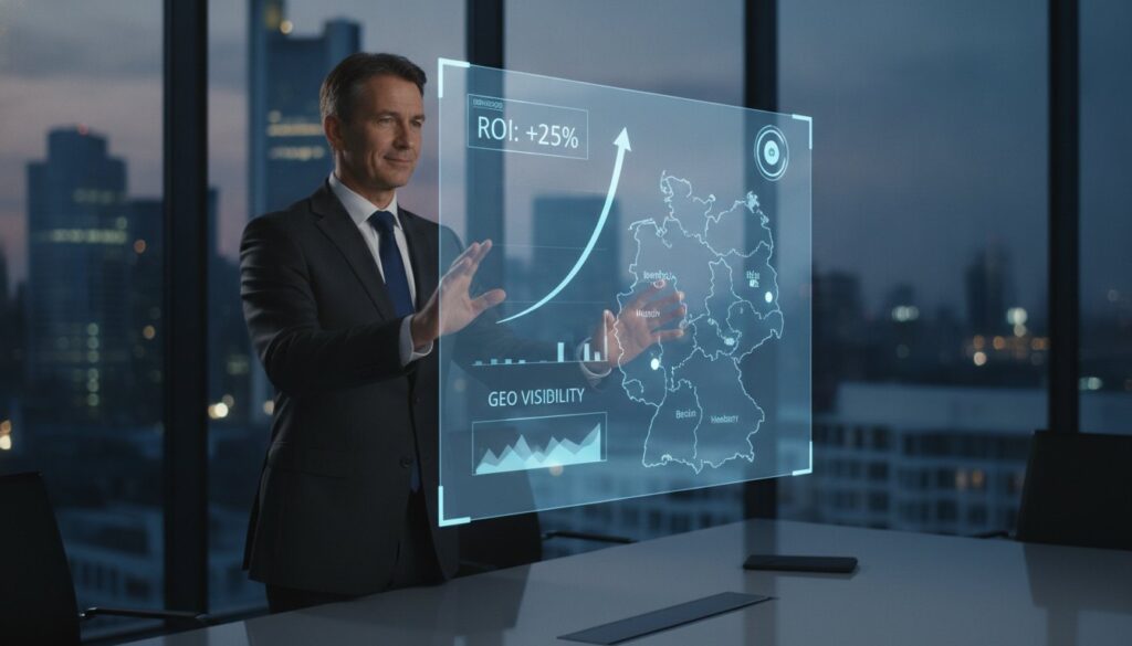 SEO-Reporting für Geschäftsführer: Kennzahlen, ROI und GEO-Sichtbarkeit 2026
